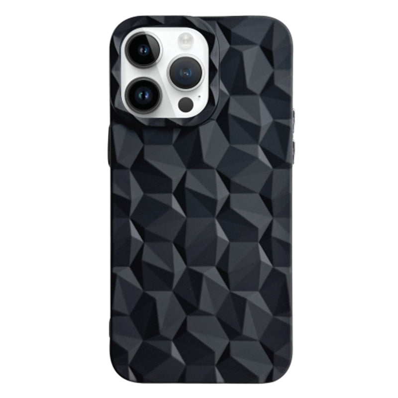 Soft TPU Case for iPhone 13 Pro 6.1 inch Electroplating Honeycomb Prism Pattern Phone Cover Soft TPU Case for iPhone 13 Pro 6.1 inch Electroplating Honeycomb Prism Pattern Phone Cover